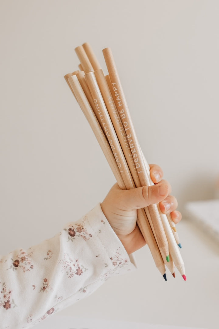 AFFIRMATION COLOURING PENCILS