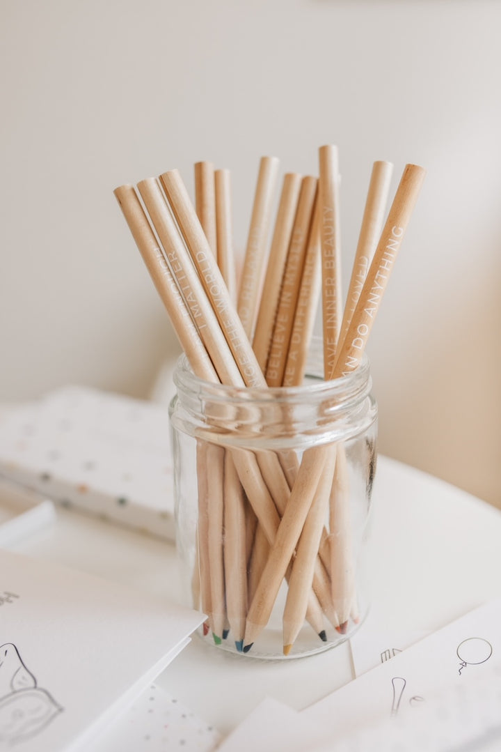 AFFIRMATION COLOURING PENCILS