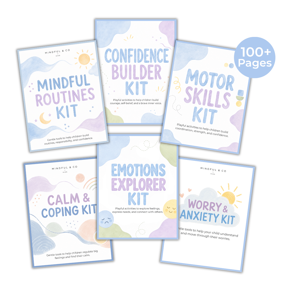 Mindful Growth Mega Bundle for Kids – 100+ Printable Pages for Emotions, Confidence, Routines (Ages 4–10)
