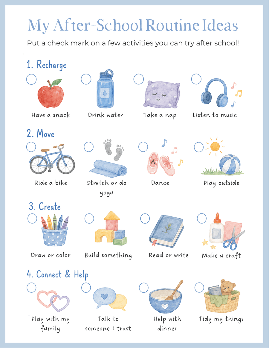 Mindful Growth printable activity