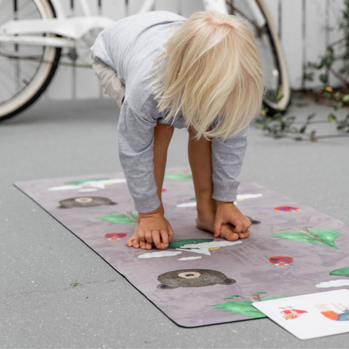 Printed Kids Yoga Mats Mindful And Co Kids USA